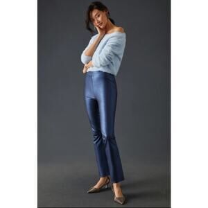 NWT Walter Baker Lori Edition Blue Leather Pants - Medium